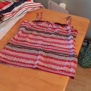 Adjustable strap tank top